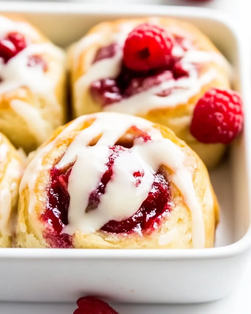 Raspberry Cinnamon Rolls