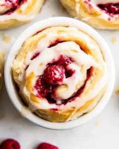 Raspberry Cinnamon Rolls