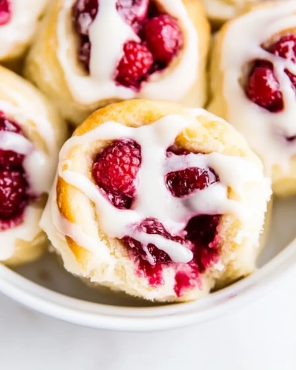 Raspberry Cinnamon Rolls