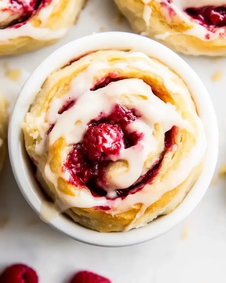 Raspberry Cinnamon Rolls