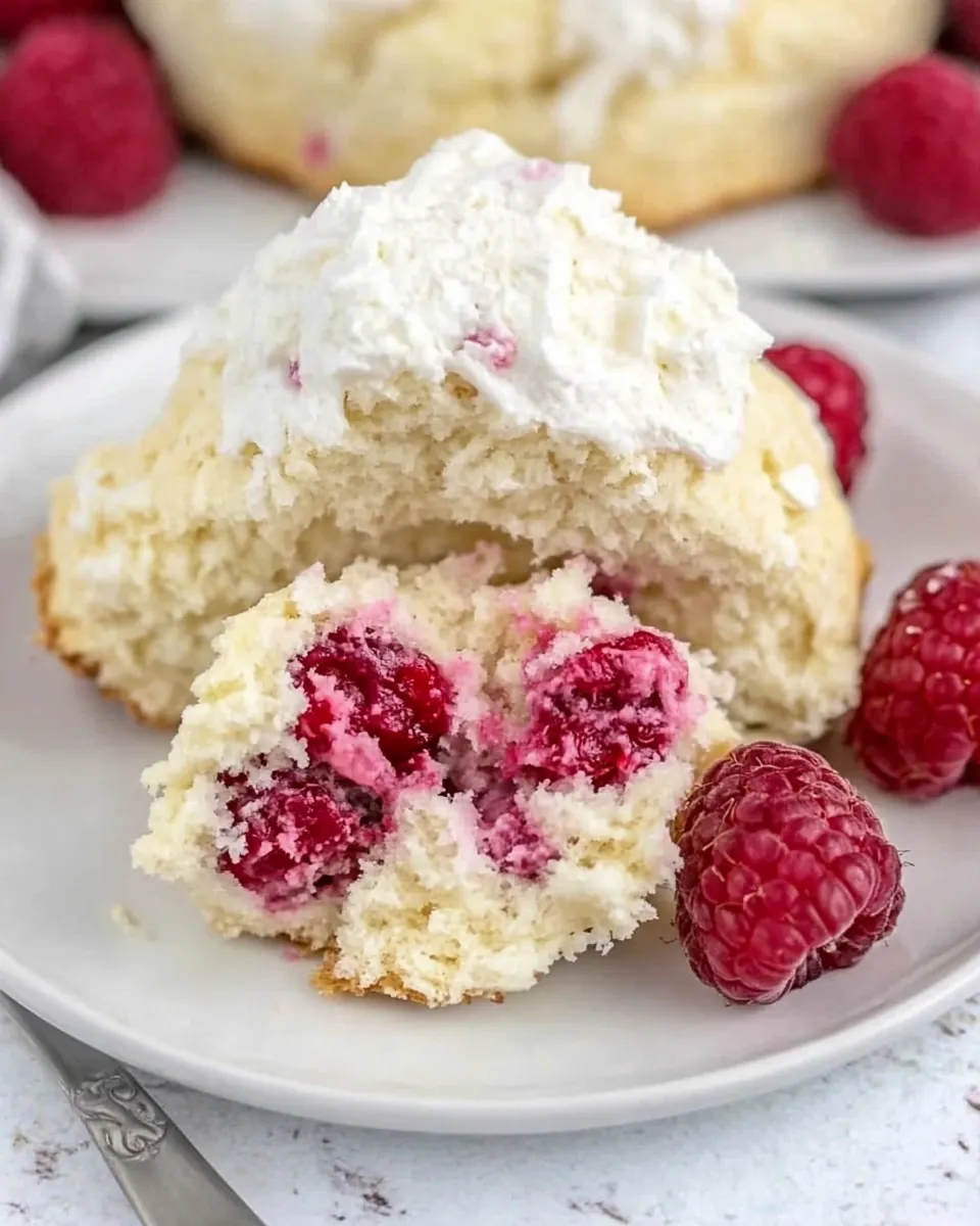 Raspberry Cream Scones