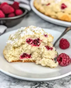Raspberry Cream Scones