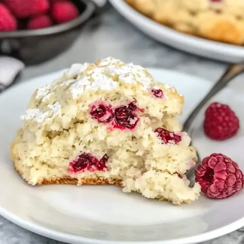 Raspberry Cream Scones