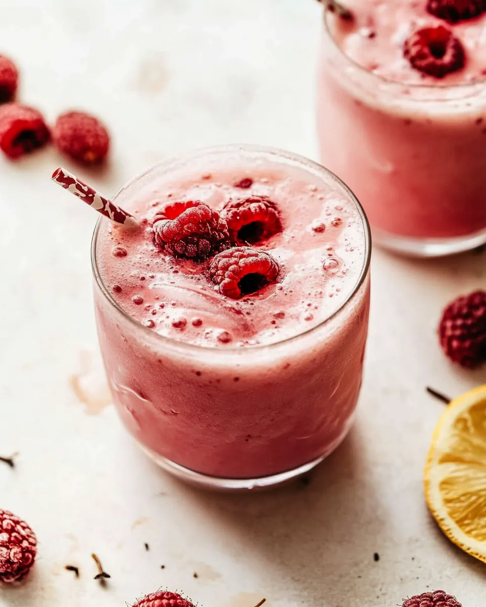 Raspberry Hibiscus Pink Drink