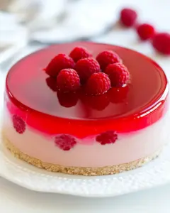 Raspberry Jello Cake