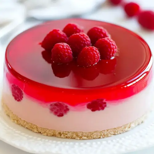 Raspberry Jello Cake