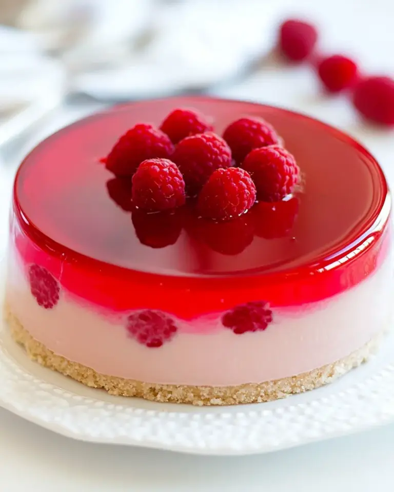 Raspberry Jello Cake