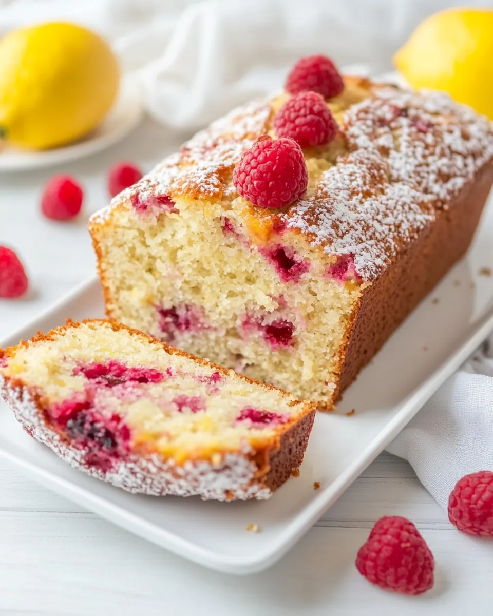 Raspberry Lemon Loaf