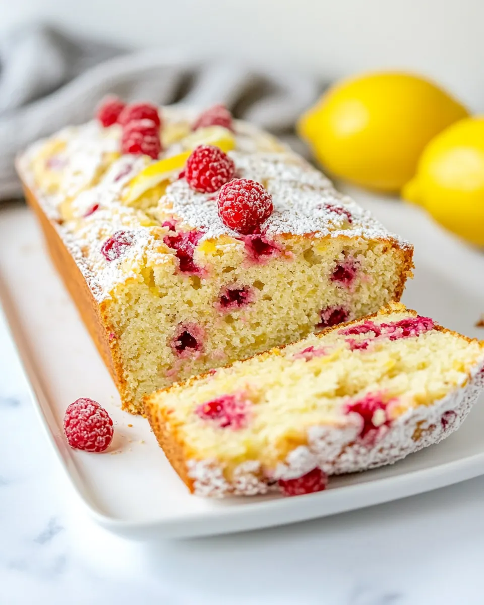 Raspberry Lemon Loaf