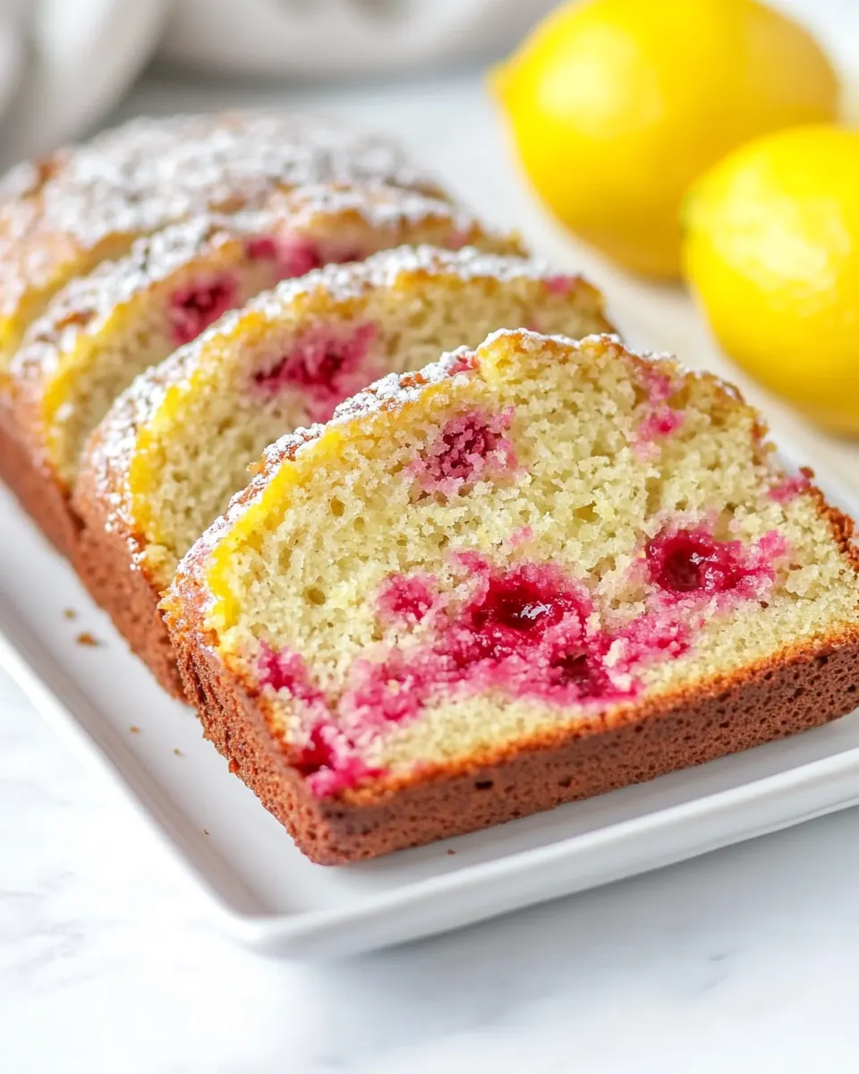 Raspberry Lemon Loaf
