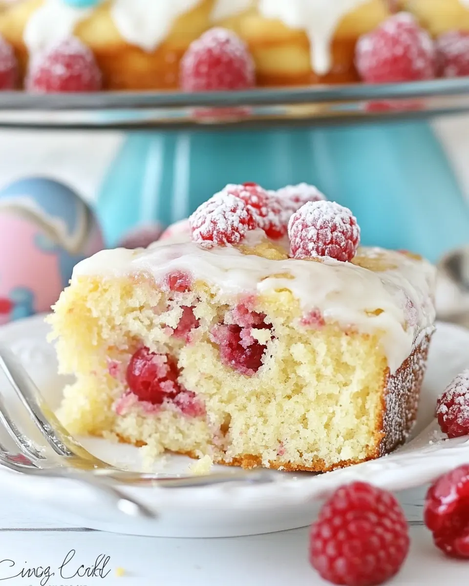 Raspberry Snack Cake