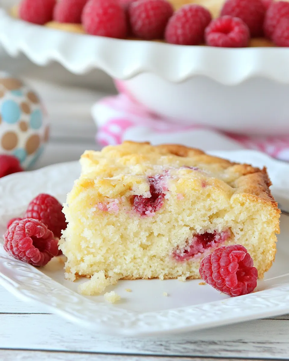 Raspberry Snack Cake