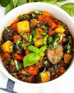 Ratatouille Stew with Italian Sausage