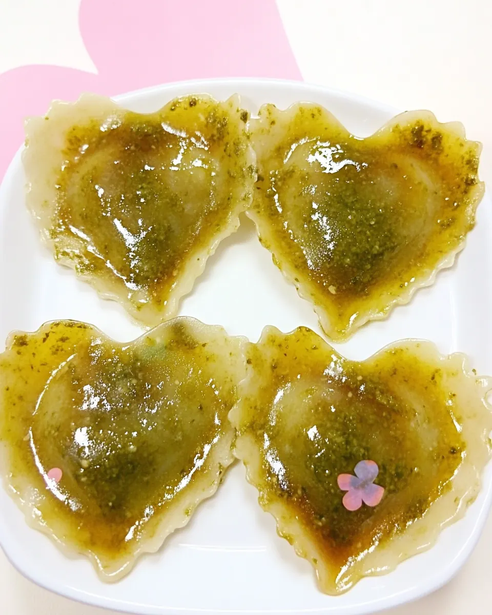 Ravioli Pesto Hearts