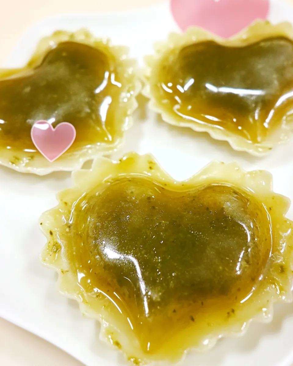 Ravioli Pesto Hearts