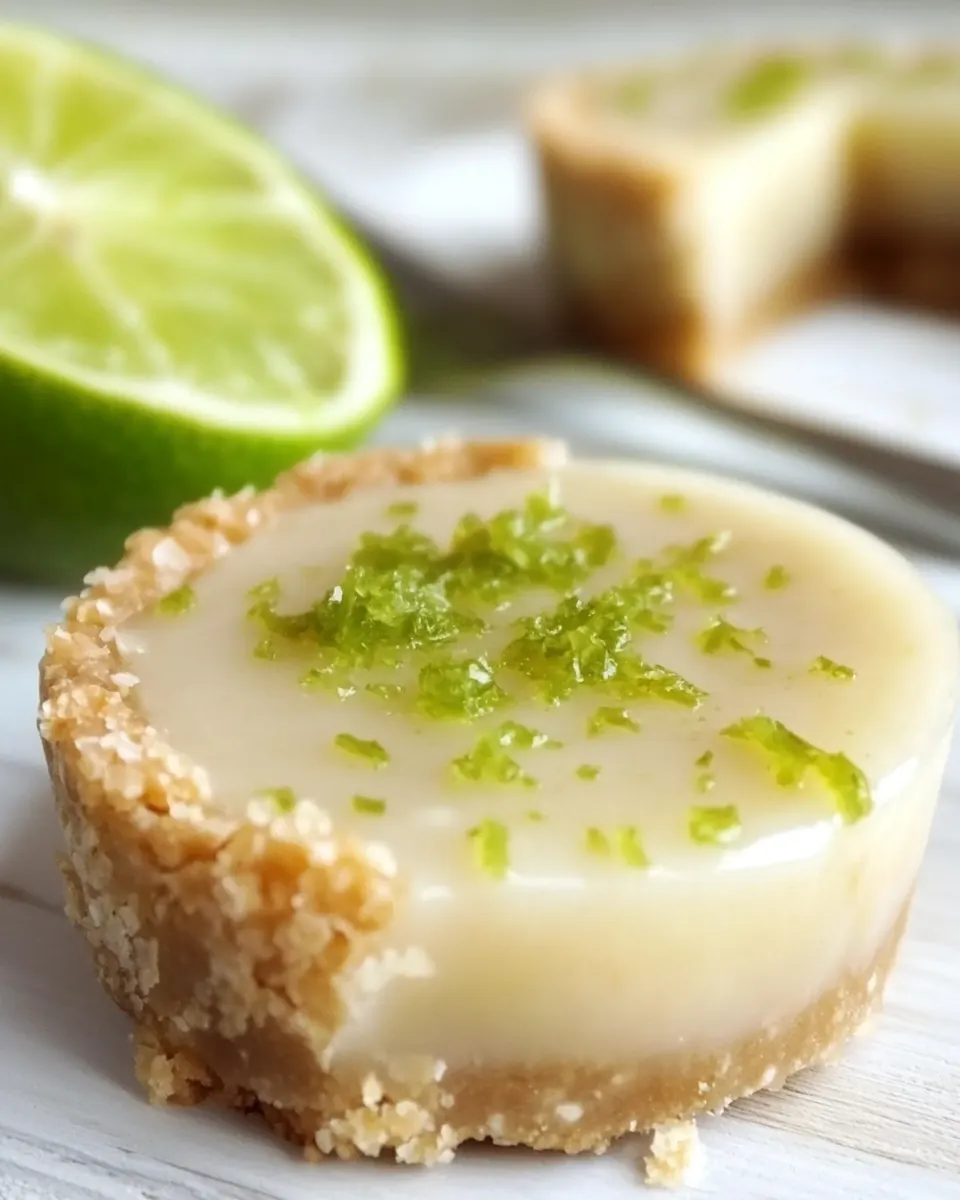 Raw Key Lime Tartlets