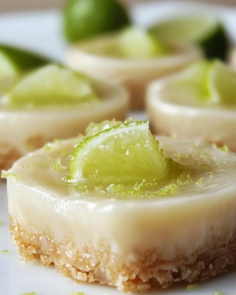 Raw Key Lime Tartlets