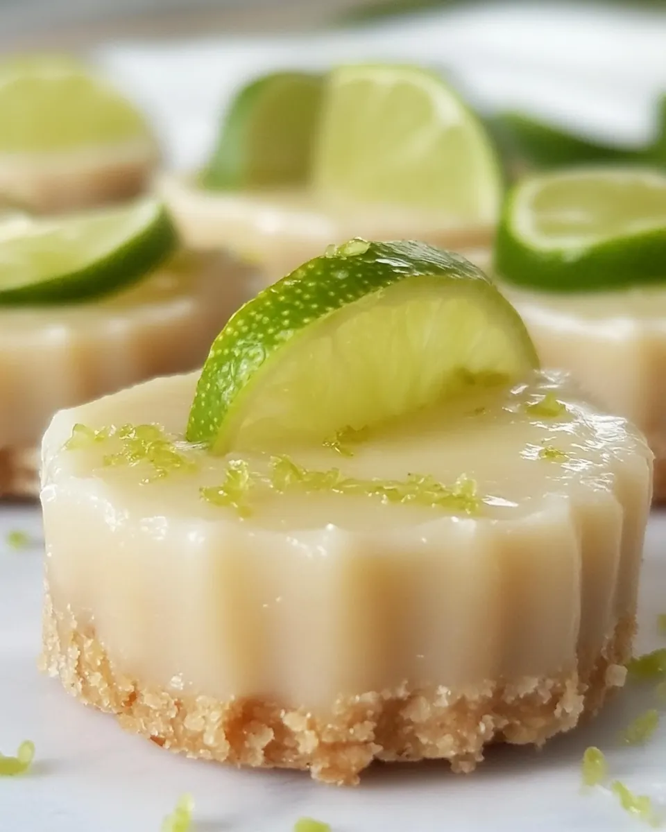 Raw Key Lime Tartlets