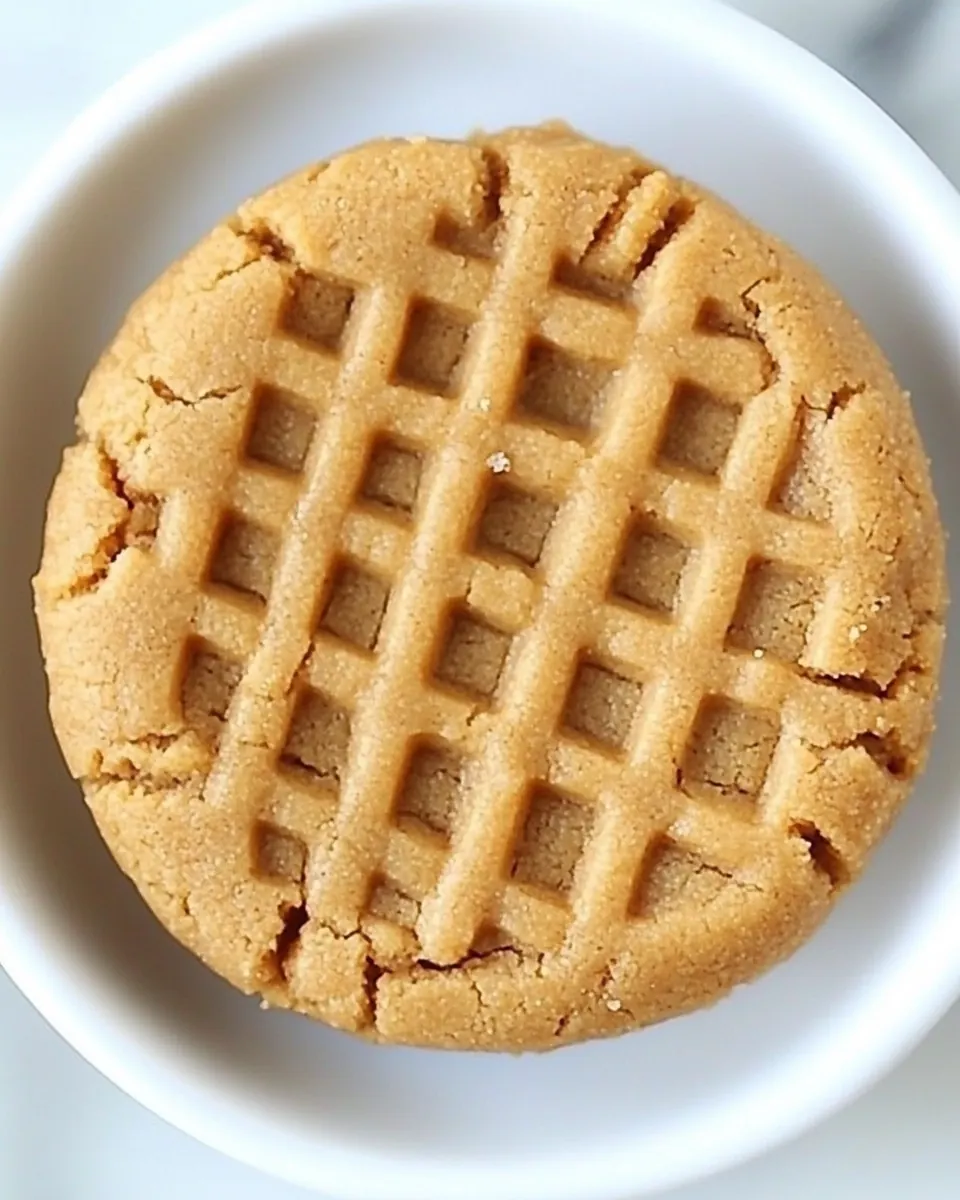 Flourless Peanut Butter Cookie