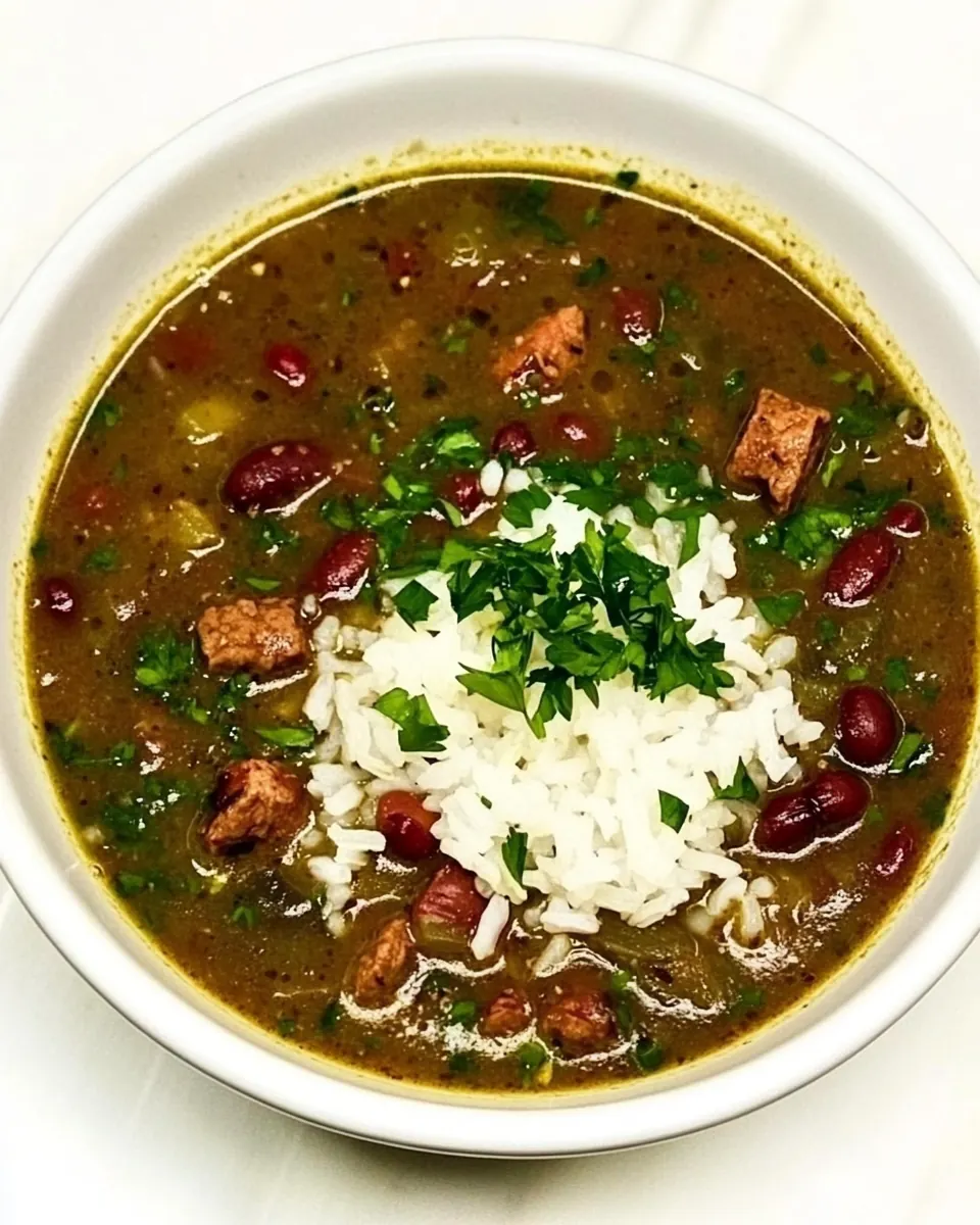 Red Beans and Rice Soup