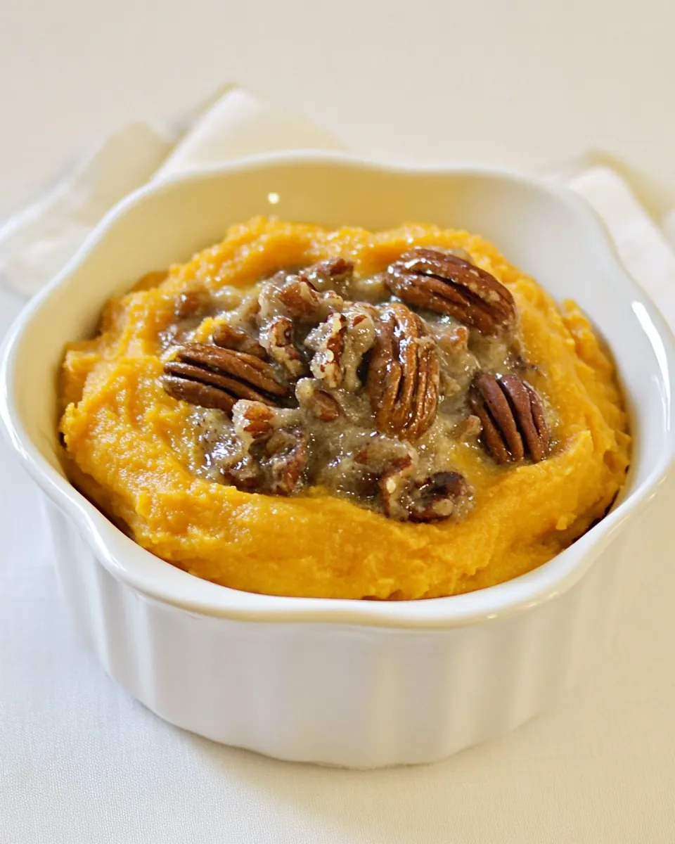 Red Lobster Whipped Sweet Potatoes with Honey Roasted Pecans