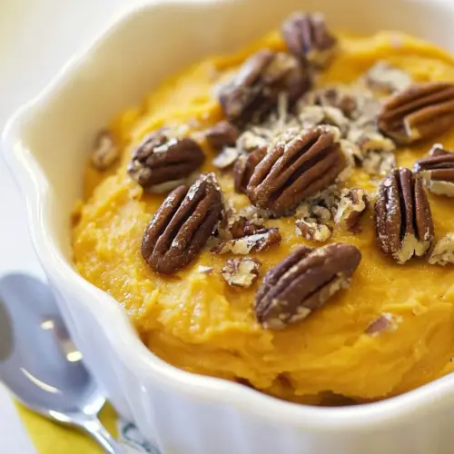 Red Lobster Whipped Sweet Potatoes with Honey Roasted Pecans