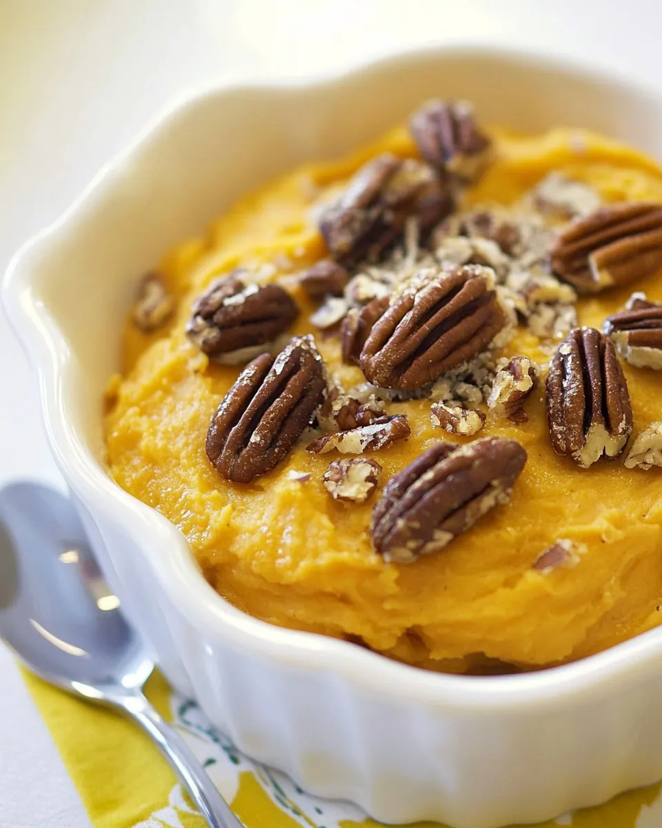 Red Lobster Whipped Sweet Potatoes with Honey Roasted Pecans