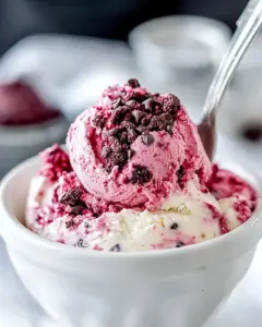 Red Velvet Cookie Dough Frozen Yogurt