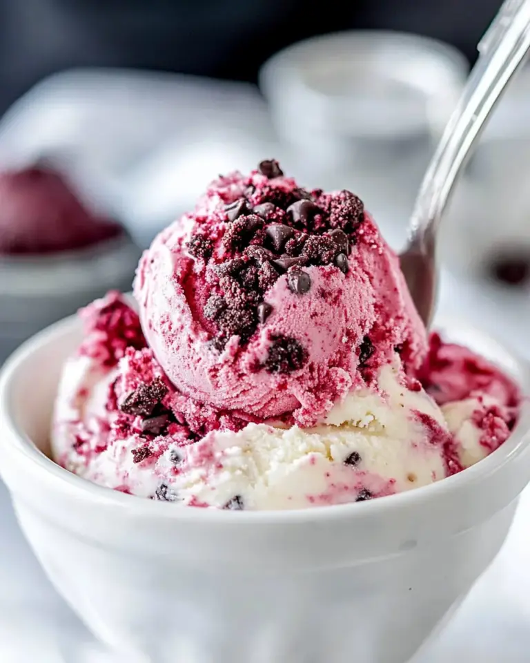 Red Velvet Cookie Dough Frozen Yogurt