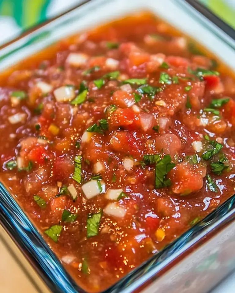 Restaurant Style Blender Salsa