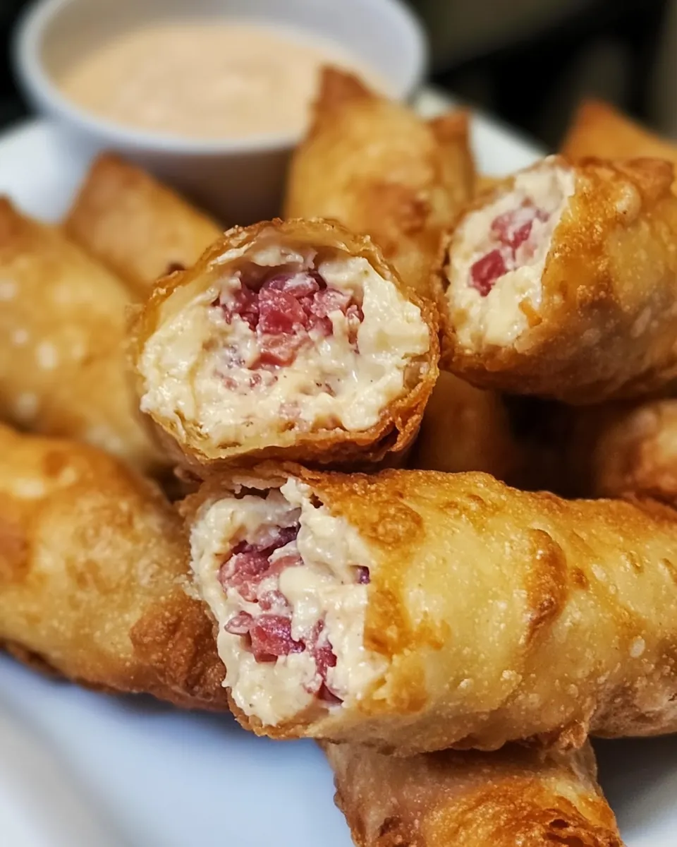 Reuben Egg Rolls