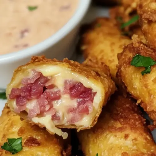 Reuben Egg Rolls
