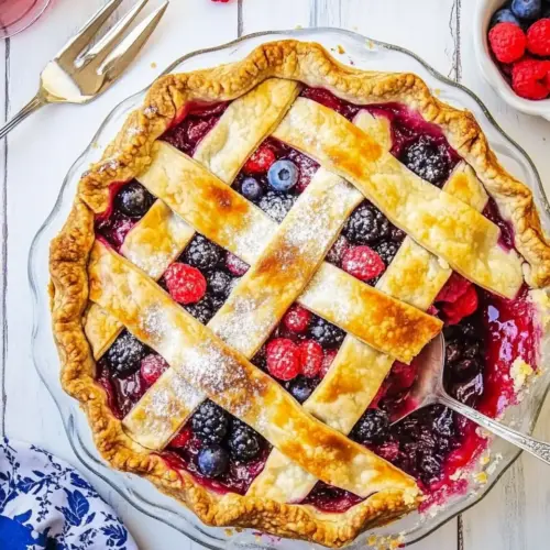 Rhubarb Berry Pie