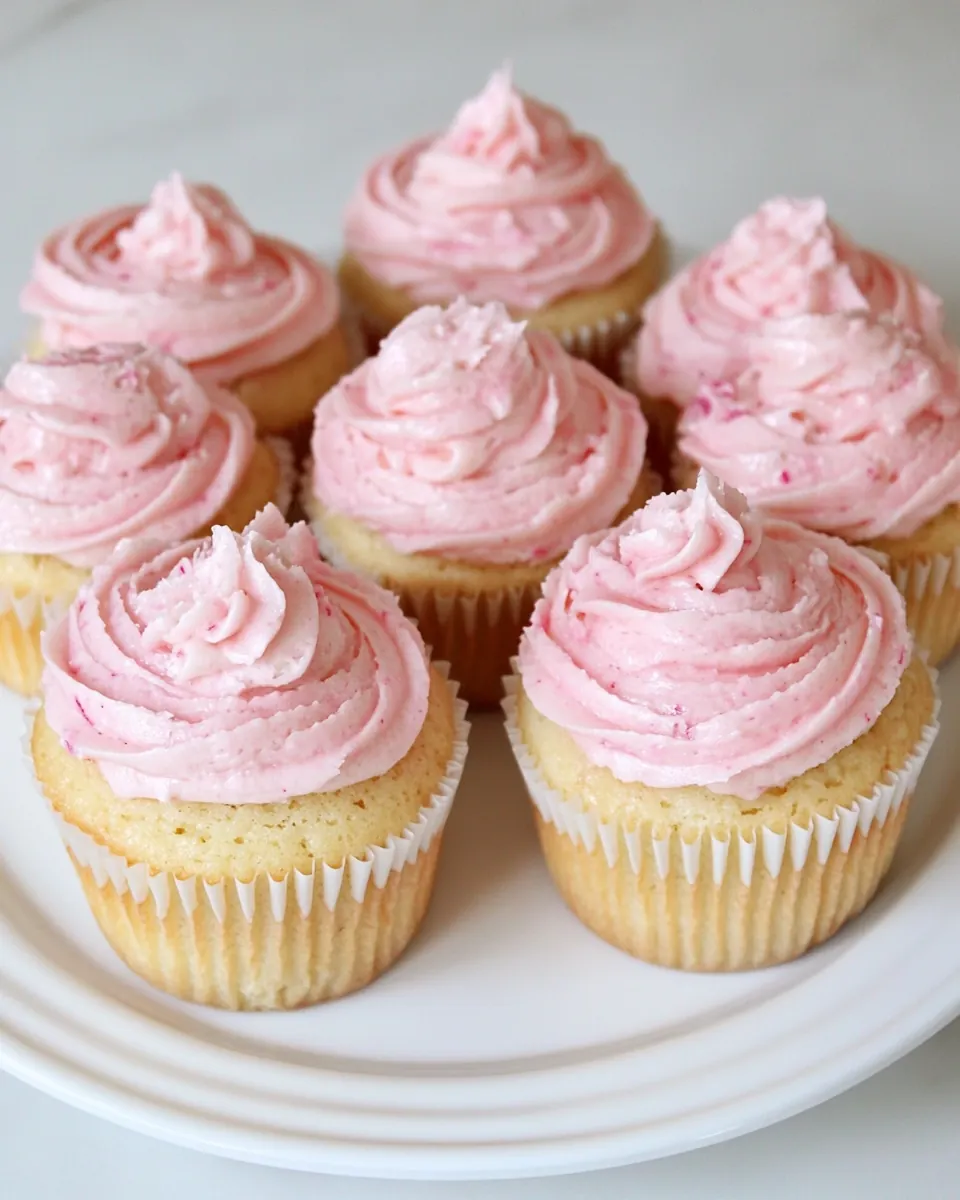Rhubarb Cupcakes