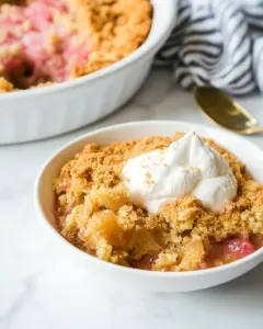 Rhubarb Dump Cake