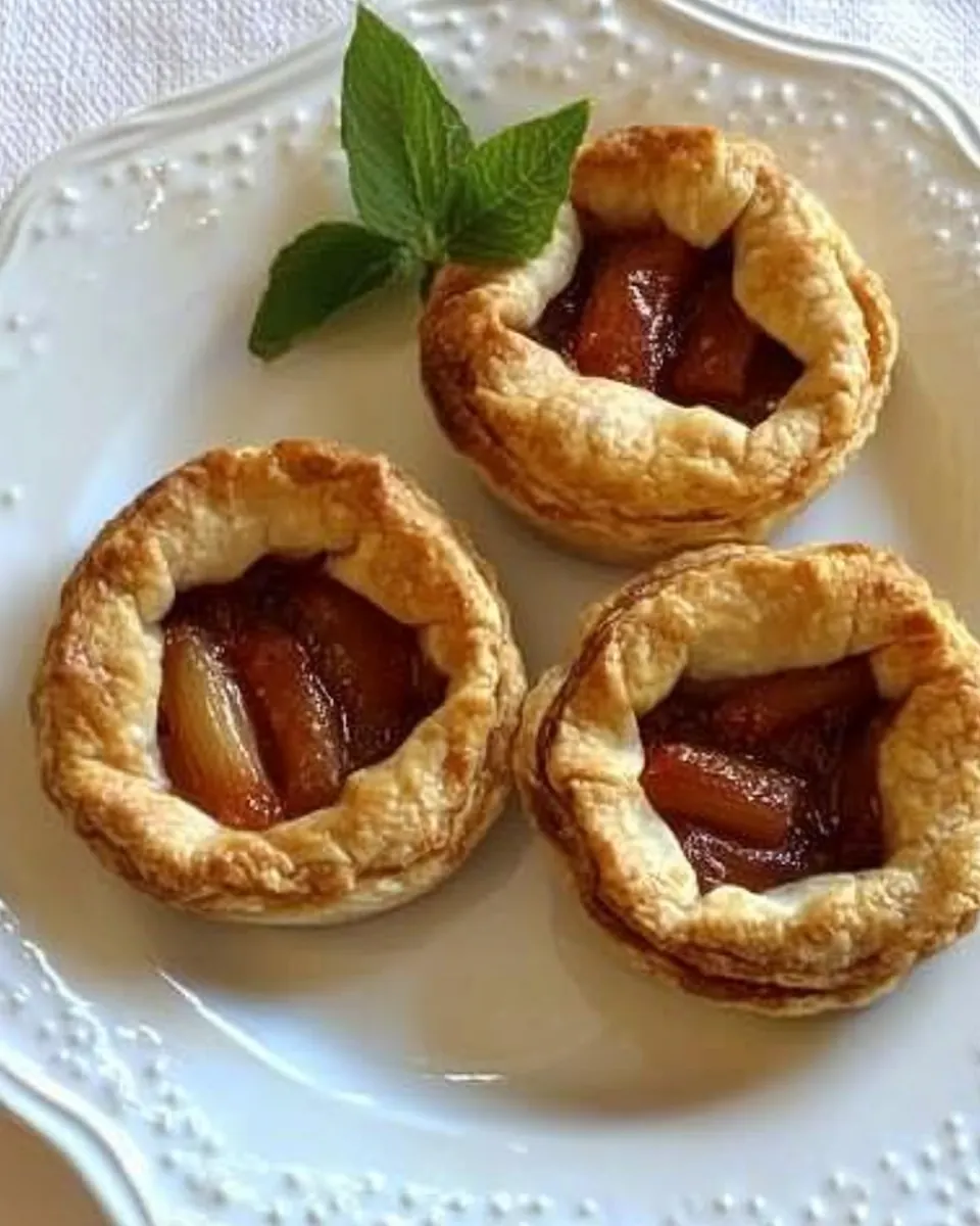 Rhubarb Pie Tartlets