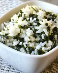 Rice with Spinach