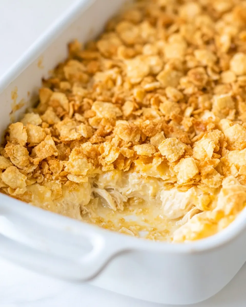Ritz Cracker Chicken Casserole