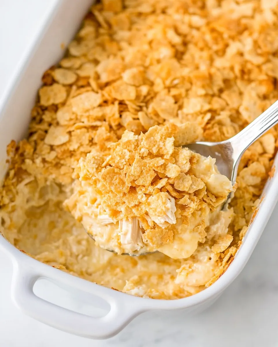 Ritz Cracker Chicken Casserole
