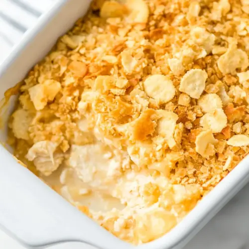 Ritz Cracker Chicken Casserole