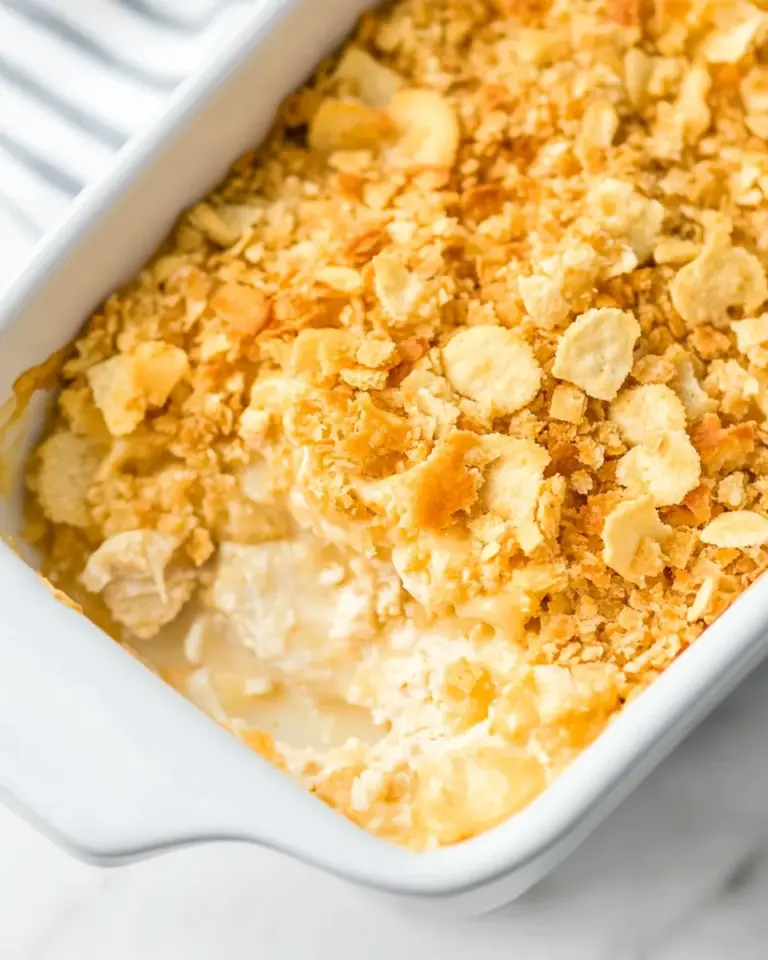 Ritz Cracker Chicken Casserole