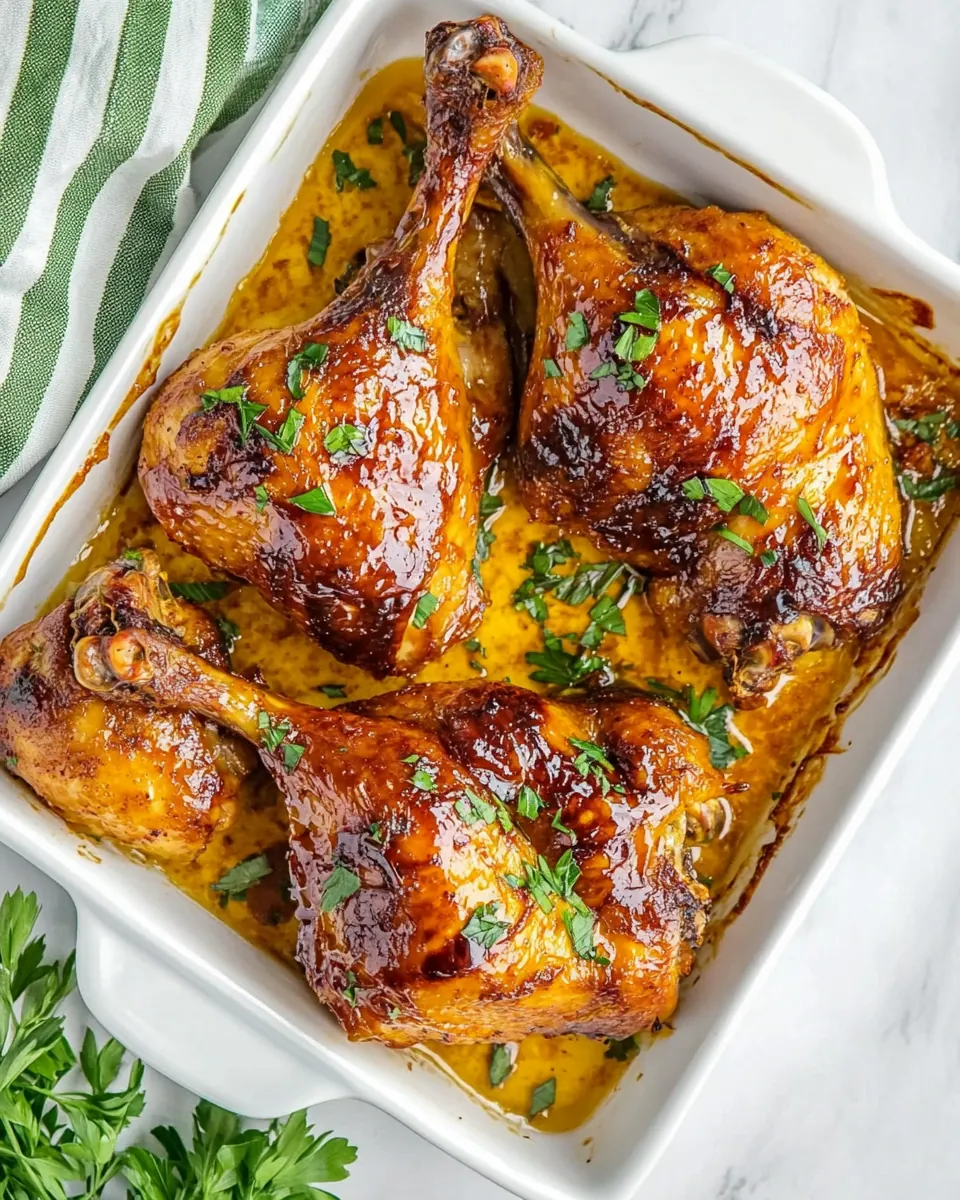 Roasted Apricot Ginger Glazed Game Hens