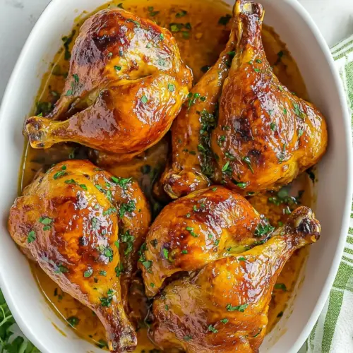 Roasted Apricot Ginger Glazed Game Hens