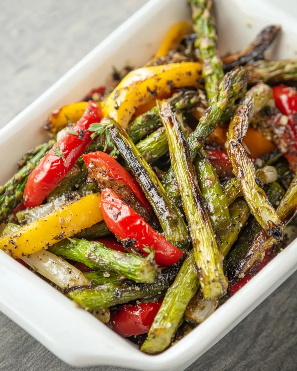 Roasted Asparagus Peppers