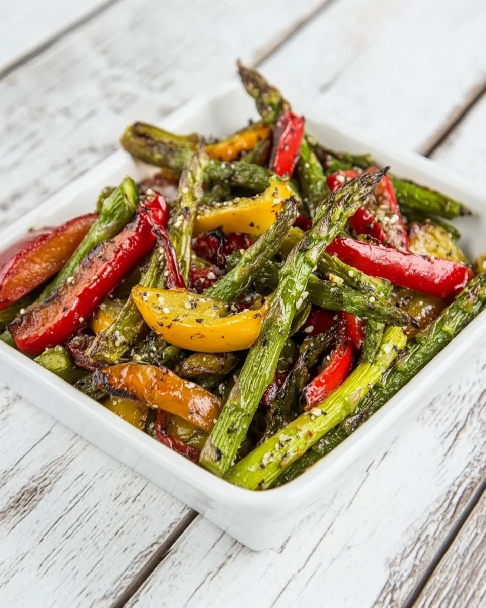 Roasted Asparagus Peppers
