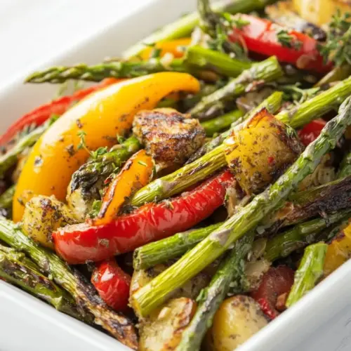Roasted Asparagus Peppers