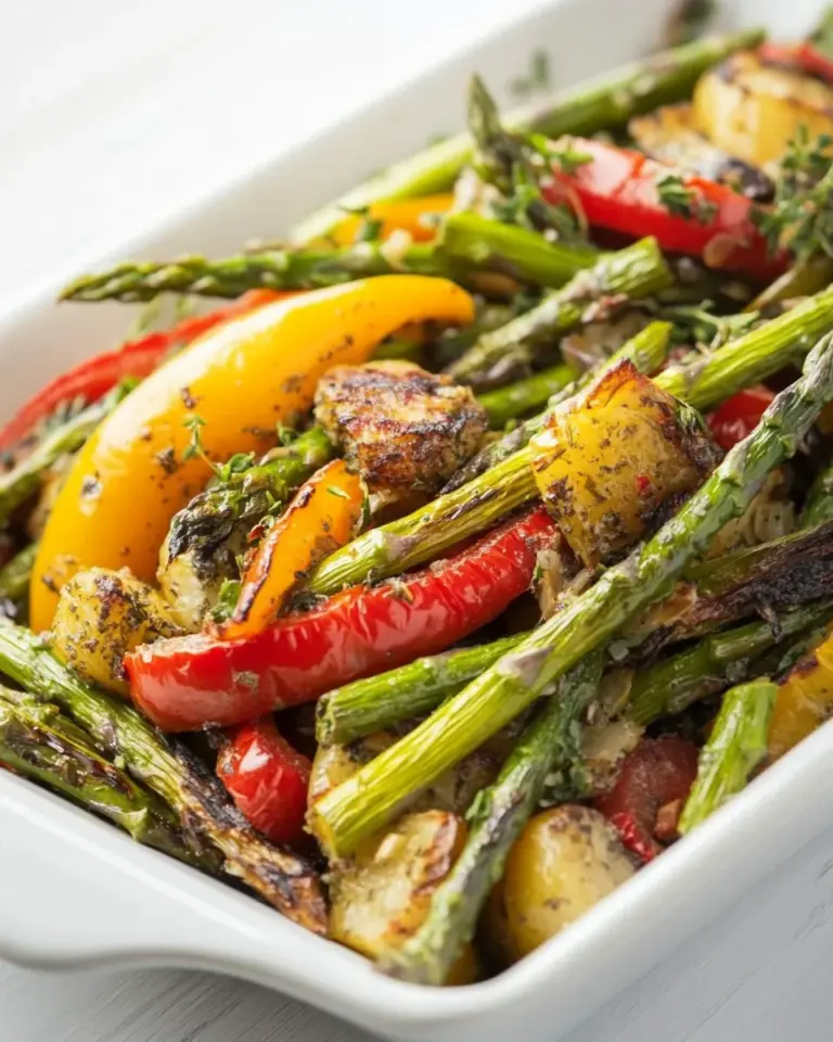 Roasted Asparagus Peppers