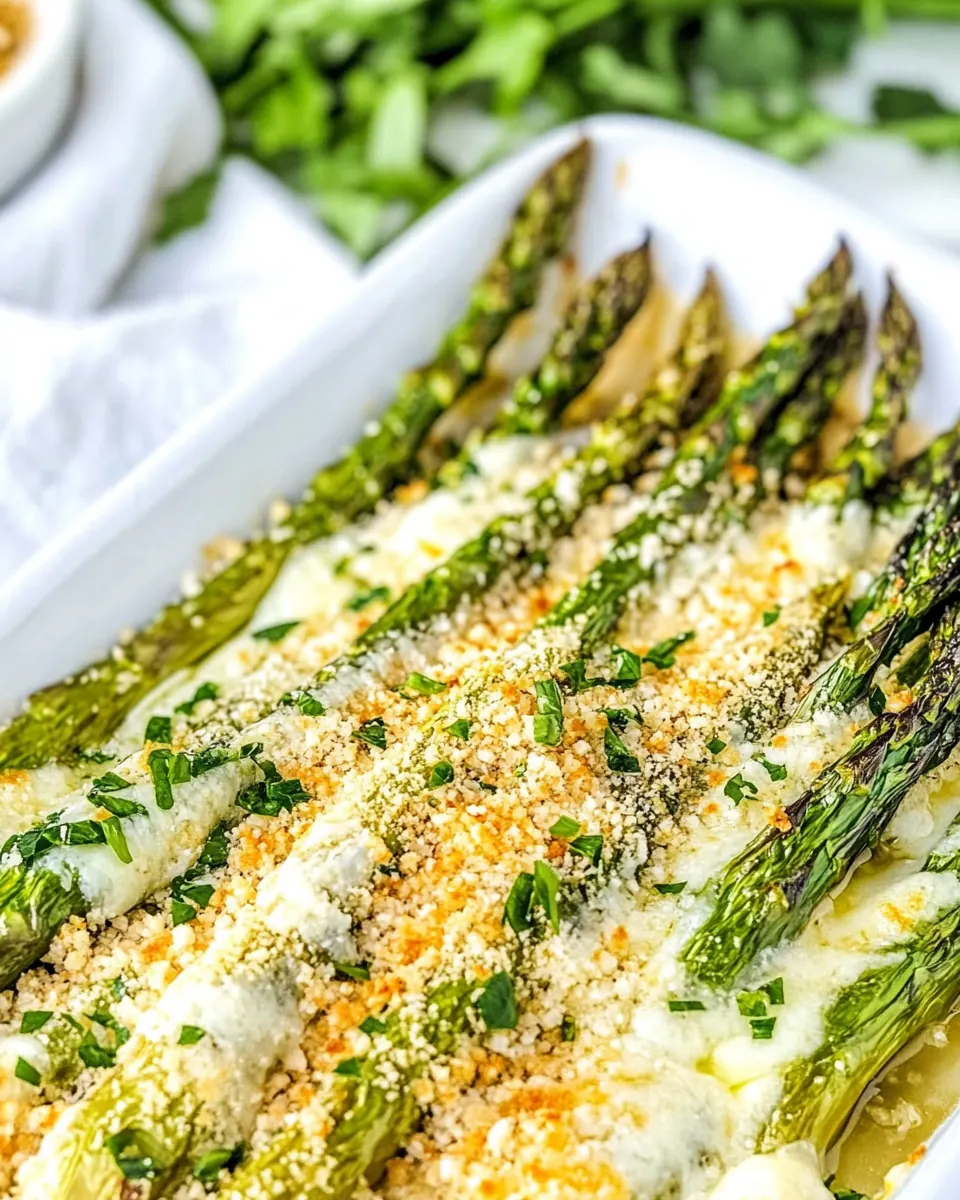 Roasted Asparagus with Parmesan