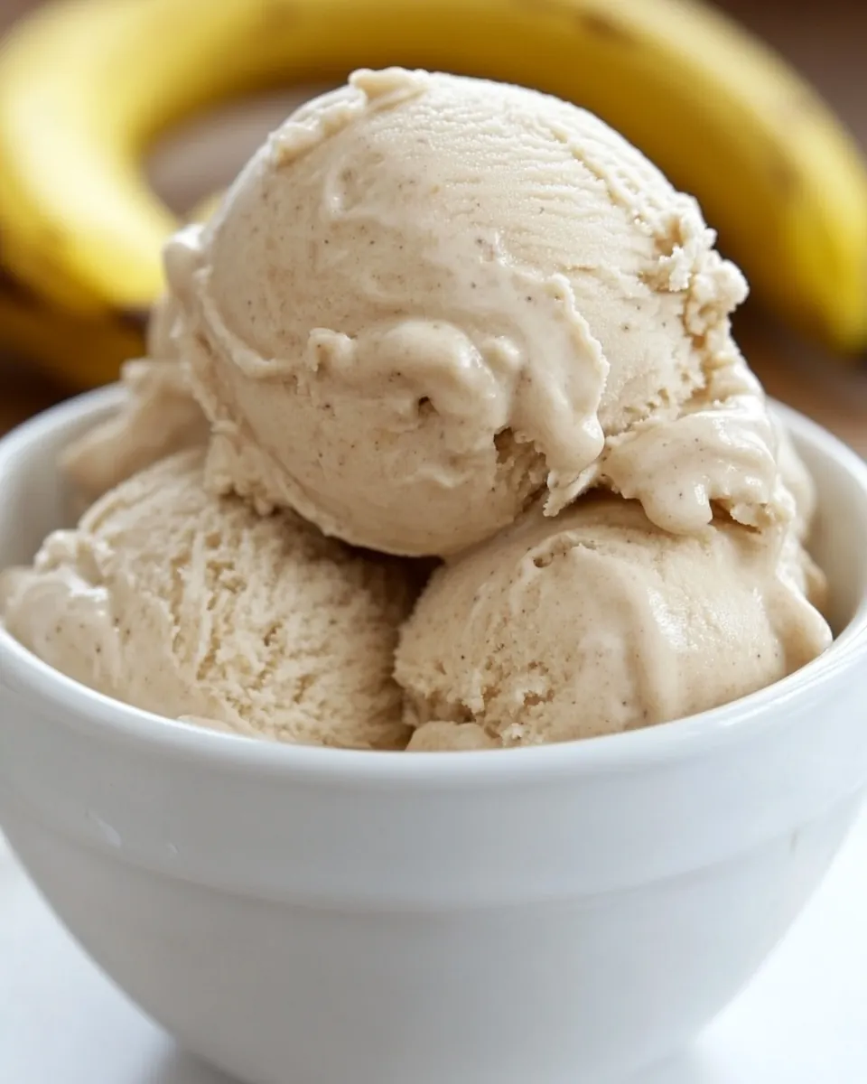 Roasted Banana Ice Cream
