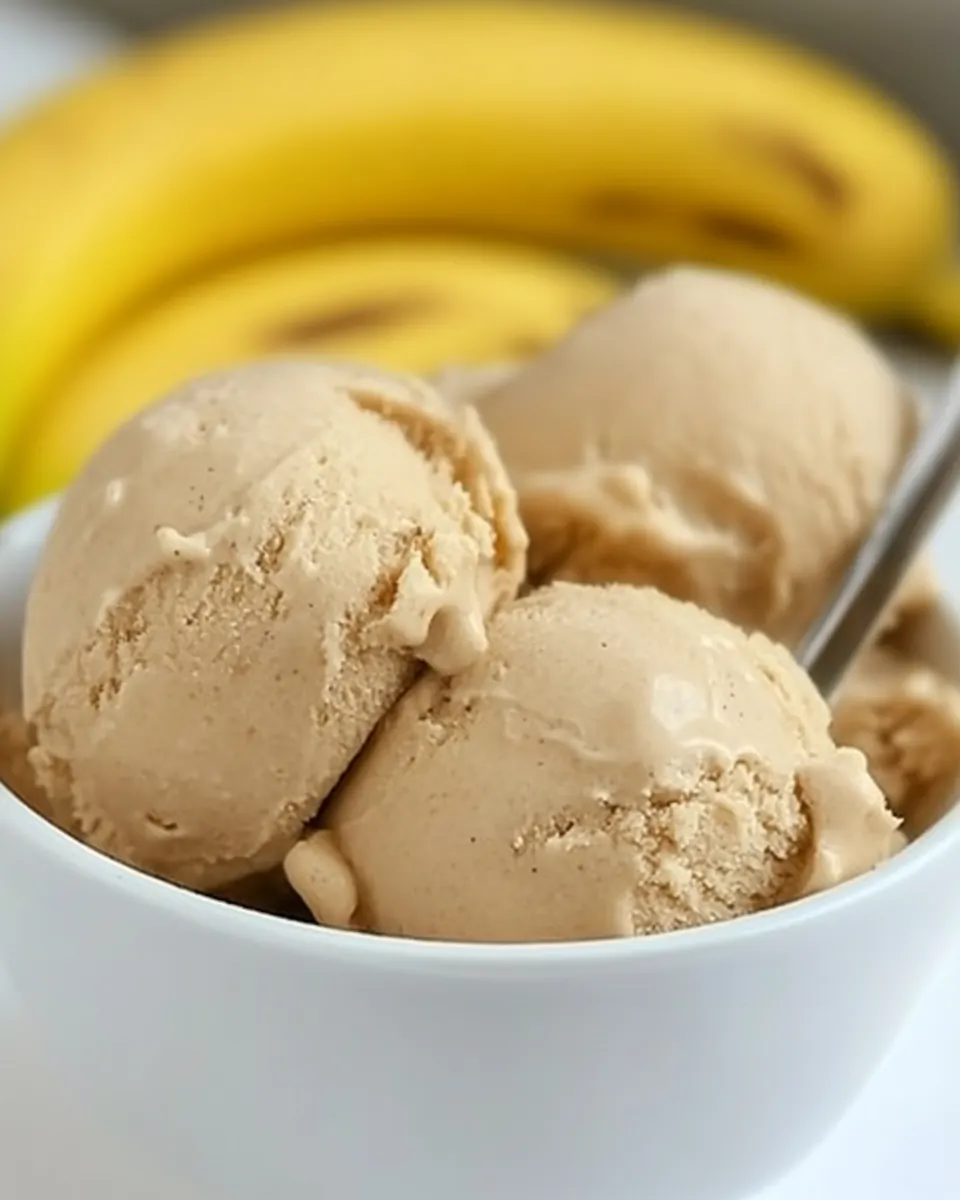 Roasted Banana Ice Cream